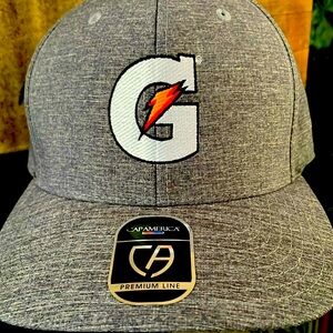 😎 NEW Premium Line by CapAmerica GATORADE New no tags 110 Flex fit Baseball hat